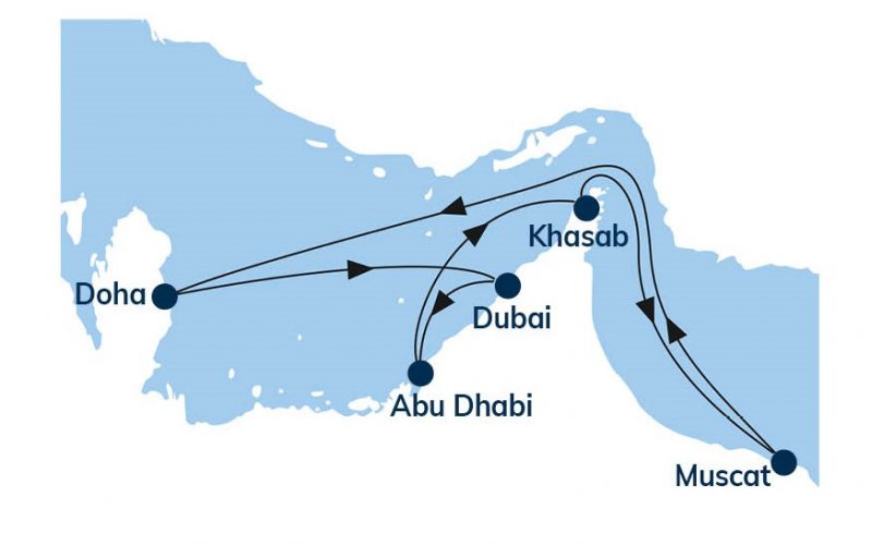 Karte Dubai 2023-2
