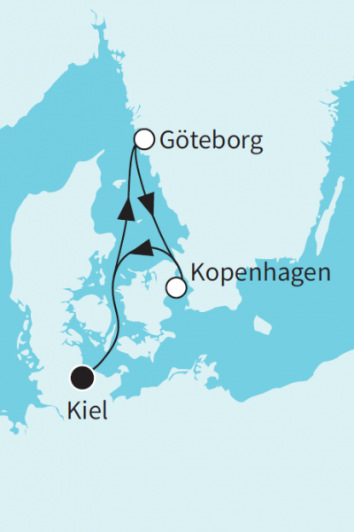 Kiel-Göteborg-Kopenhagen-kiel